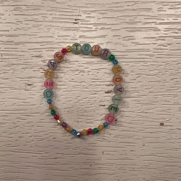 Taylor Swift Glow In The Dark Friendship Bracelet Custom - Picture 1 of 2